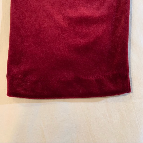 TanJay Wine Color Velour Lounge Pants Women’s Size Petite Small - Picture 7 of 7